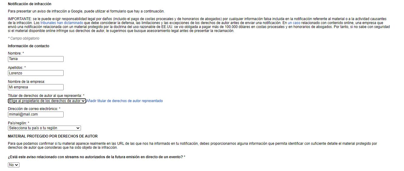 Paso 7: Hacemos clic en crear solicitud Paso 7: Hacemos clic en crear solicitud