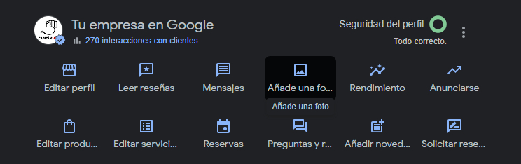 Cómo cambiar la foto de perfil de empresa de Google Cómo cambiar la foto de perfil de empresa de Google