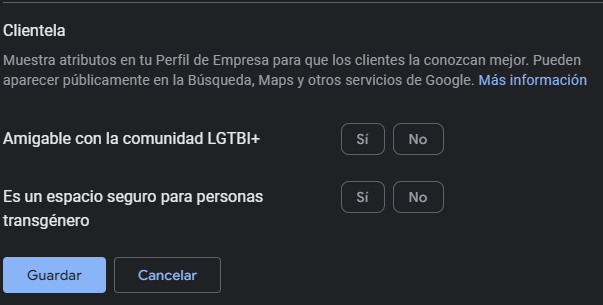 Perfil de empresa de Google Perfil de empresa de Google
